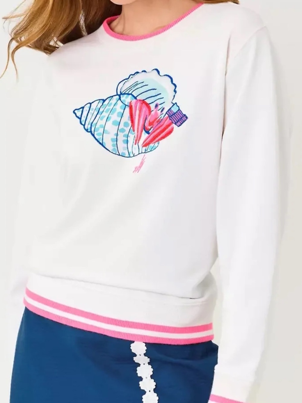 Lilly Pulitzer Ballad Cotton Sweatshirt